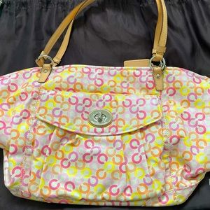 Coach bag pre-owned, weekender/crossbody/shoulder bag
